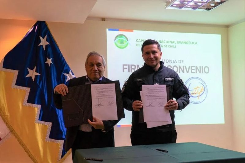 FIRMA DE CONVENIO ENTRE GENDARMERÍA DE CHILE E ITIP